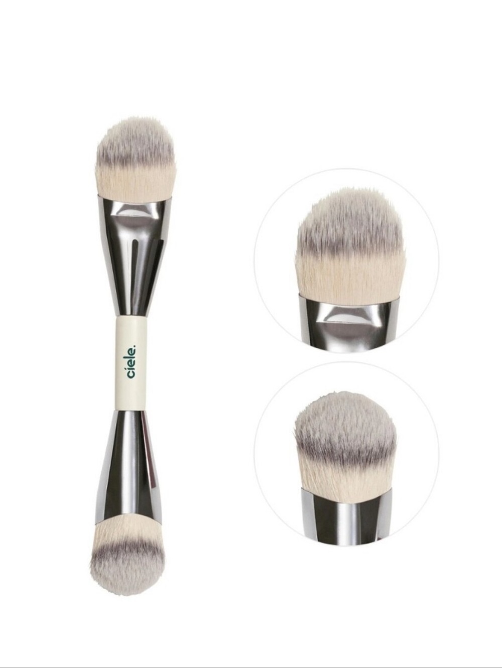Ciele Dual-Ended Cream & Powder Makeup Brush - NIB
